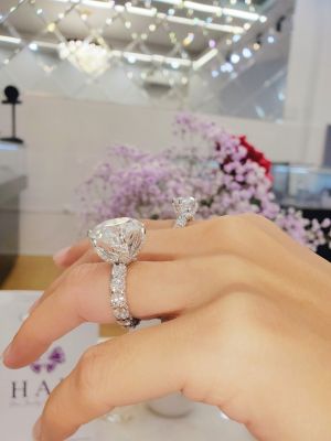 NHẪN SAN HÔ 15LI MOISSANITE