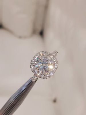 NHẪN MOISSANITE HALO 02