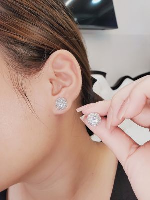 BÔNG TAI HALO MOISSANITE 6.5LI