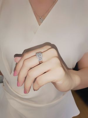 NHẪN HOẠ TIẾT FULL MOISSANITE