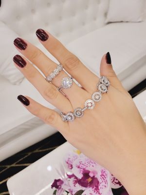 NHẪN HALO MOISSANITE 8.1LI