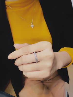 NHẪN ETERNITY 09 VIÊN MOISSANITE 2.5LI