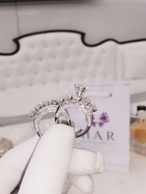 SET NHẪN PARTY ĐÍNH MOISSANITE