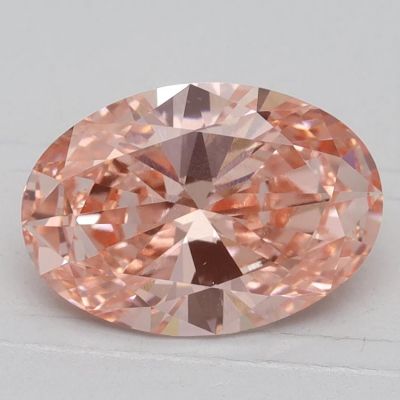 KIM CƯƠNG NUÔI CẤY OVAL PINK - 7.5 LY 1.04CT FANCY VIVID PINK VS1 2EX STRONG - LG515203861