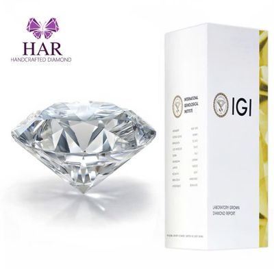 KIM CƯƠNG NUÔI CẤY CVD - 4ly5 - D - VVS2 - 2EX - KIỂM ĐỊNH IGI LG705528118