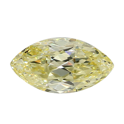 Moissanite Fancy Light Yellow Masquise