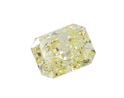 Moissanite Fancy Light Yellow Radiant