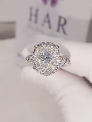 Nhẫn Oval Tấm